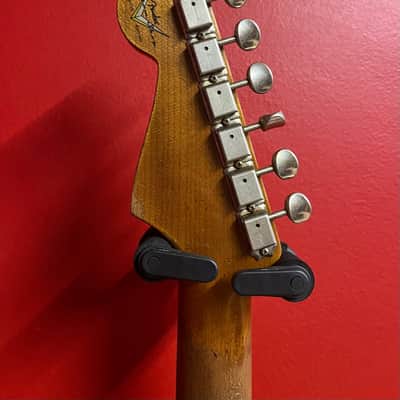 Fender Custom Shop Limited Roasted 1961 Stratocaster Super Heavy Relic Aged Black Over 3 Color Sunburst 2022 image 6