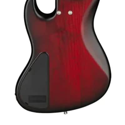 Sadowsky MetroLine 21-Fret Vintage J/J Bass-Red Alder Body-4 String-Burgundy Burst Transparent Satin image 3