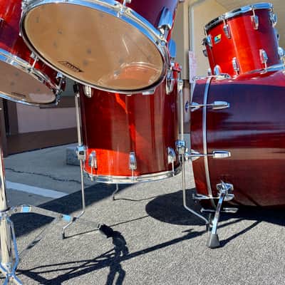 Ludwig Classic Maple 6ply Series 90's USA Mahogany Natural Finish. image 11