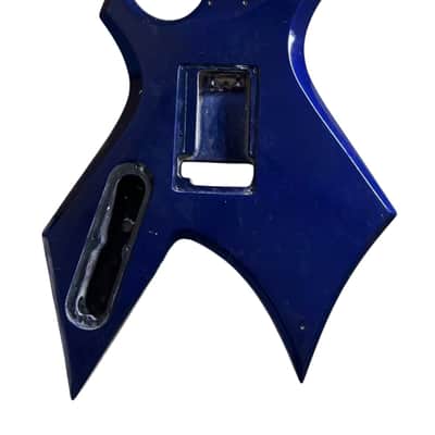 Blue HH Warlock Style Guitar Basswood Body image 5