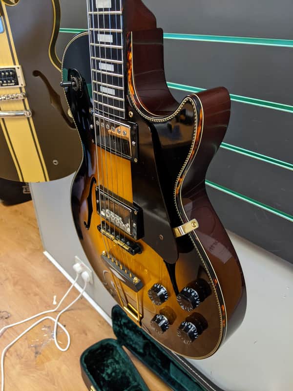 Seventy Seven Stork Jazz Antique Sunburst Semi Hollowbody | Reverb