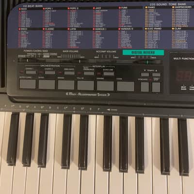 Casio  Ct-680 Tone Bank Keyboard 90s Black image 2