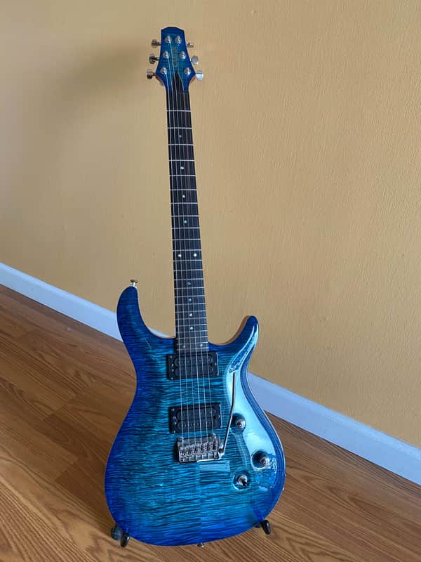 Carvin CT624 2014 Deep Blue Flame CT 624 Kiesel Gotoh 510ts-bs image 1