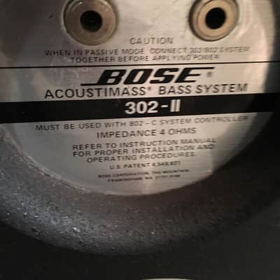 Bose 302 Series II Acoustimass Bass System | Reverb