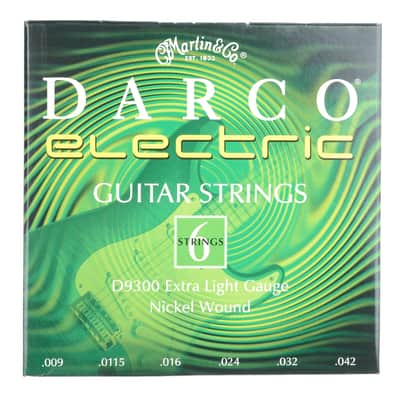 Martin D9300 Darco Electric Guitar Strings - Extra Light (9-42)