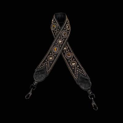 Carlino Tiger eye gig bag strap 2026 - Black image 3