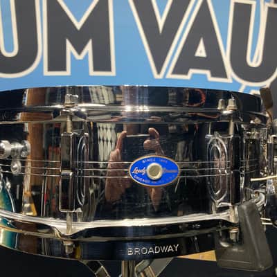 Leedy - 5x14" No. 391 Shelley Manne, Broadway Snare Drum 1963–1966 - Chrome over Brass image 1