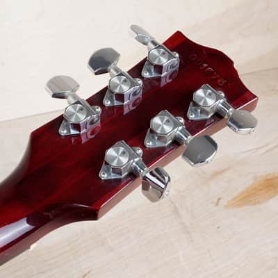 Univox Limited Edition Double Cutaway Junior Special Style MIJ 1970s Cherry Vintage Japan Jr  DC w/ Hard Case image 8