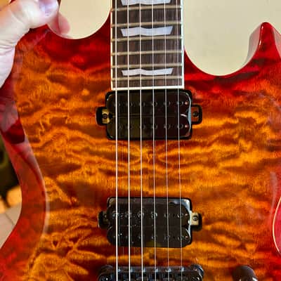 ESP LTD Viper-1000 2020 - Present - Tiger Eye Sunburst image 7