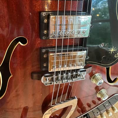 1962 GUILD SF-350 Stratford Starfire in Incredibly Rare All-Mahogany Cherry Finish image 18