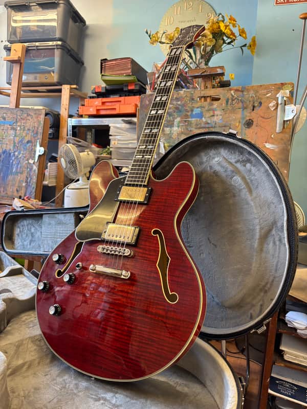 Eastman T486L 2021 Thinline Archtop Left-Handed - Classic image 1