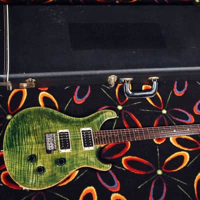1994 Paul Reed Smith PRS CE-24 Flame Top CE24 Pre-Factory Emerald Green image 18