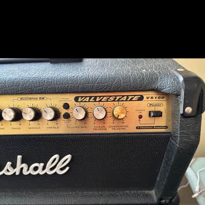 Marshall Valvestate VS100H 3-Channel 100-Watt Guitar Amp Head 1998 - 2001 - Black image 5