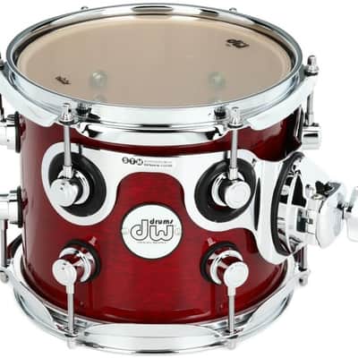 DW Design Series Rack Tom - 7 x 8 inch - Cherry Stain image 2