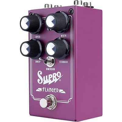 Supro 1309 Flanger Effects Pedal Purple image 3