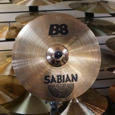 Sabian 16" B8 Thin Crash Cymbal - Used image 3