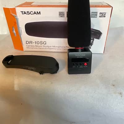 TASCAM DR-10SG Camera-Mountable DSLR Audio Recorder with Shotgun Microphone 2010s - Black image 3
