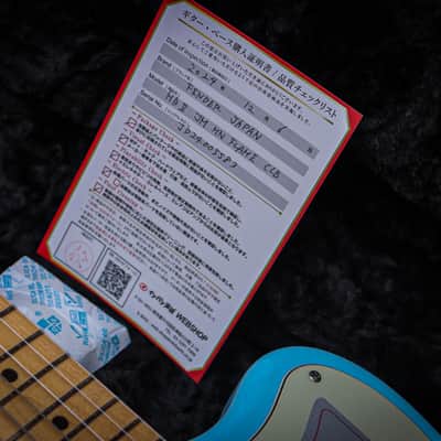 FENDER MIJ Hybrid II Jazzmaster FMT "Celeste Blue + Maple" (2024) image 3