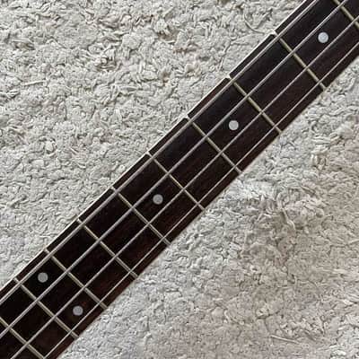 Aria 4 String Acoustic Electric Bass, Spruce Wood Top Body, Mahogany Neck image 17