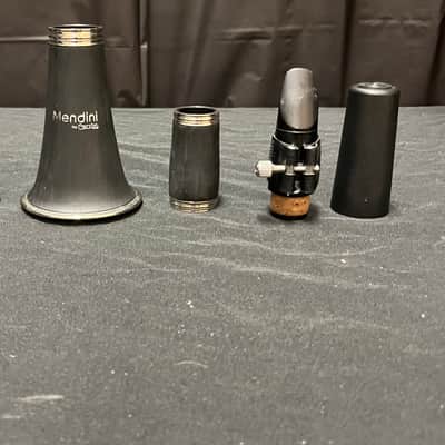 Mendini by Cecilio Bb Clarinet w/ Case, Reserve X5 Mouthpiece, & Accessories- Black image 12