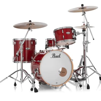 Pearl PMX Professional Maple Sequoia Red Lacquer Drums 20x14, 12x8, 14x14 Shell Pack | NEW | Authorized Dealer image 11
