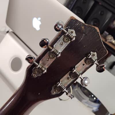 Silvertone vintage jumbo acoustic 50s model 618 image 4
