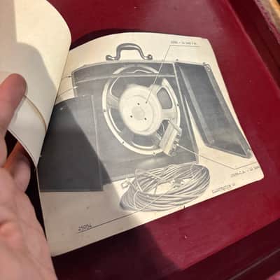 RCA Victor 1x12 speaker cab 1940’s - Original Military olive image 12