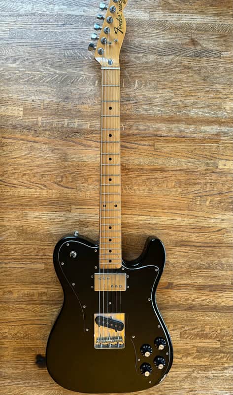 Fender TC-72 Telecaster Custom MIJ Fujigen 1984-1987 - Black image 1