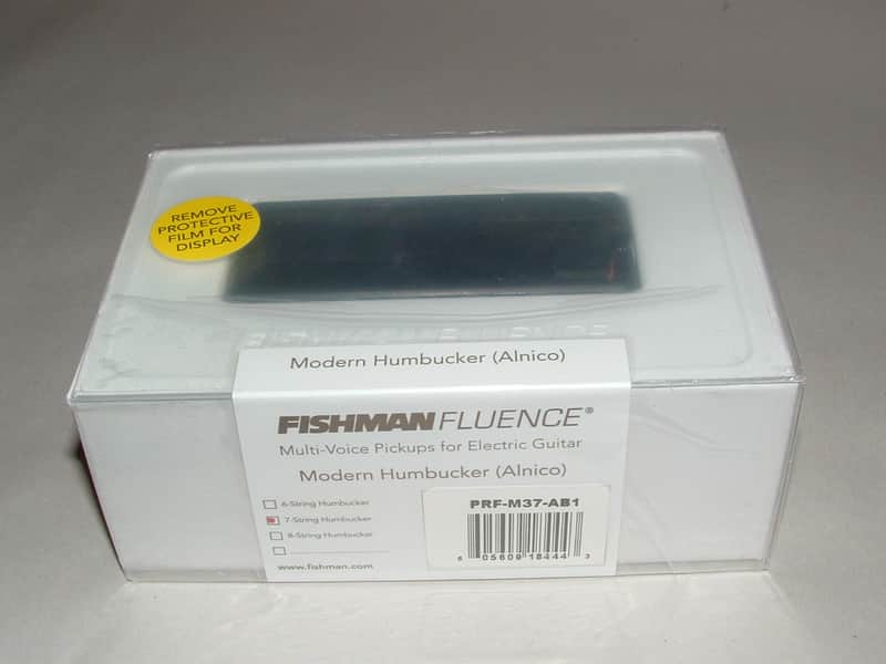 Fishman Fluence PRF-M37-AB1 7 String Modern Humbucker Alnico 3 Voices (Black) image 1