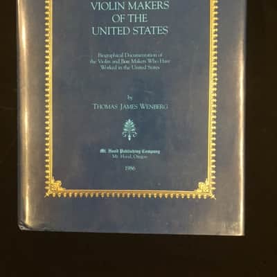 Violin Makers of the United States by James Wenberg image 1