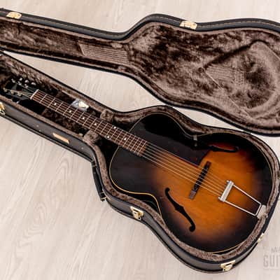 1954 Gibson L-48 Vintage Archtop Acoustic Guitar w/ K&K Pickup, Case image 21