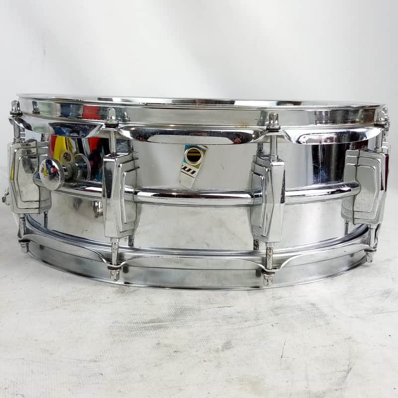 *Ludwig Supraphonic 5x14" Snare Drum Vintage 70s Blue/Olive Badge 10Lug Chicago* image 1
