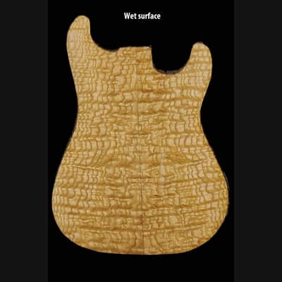Master Grade Quilted European Ash Guitar Top Set bookmatched 6,7 mm – Esche Decke Tonh image 1