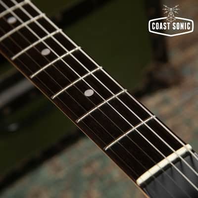 2010 Fender FSR '69 Mustang MG-MH-STP Matching Headstock Stoptail Matte Black Made in Japan MIJ image 12