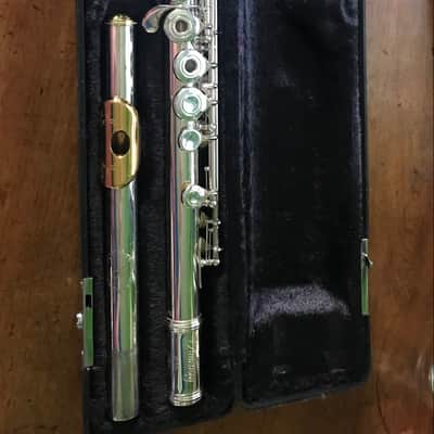 Armstrong Flute 80B 2004 Sterling silver/24K gold plated lip plate image 1