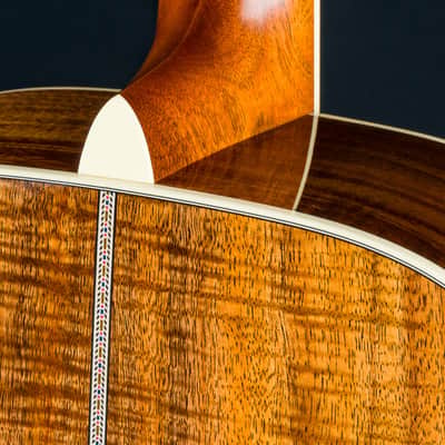 Martin D-41 Custom Premium Flamed Koa and Adirondack Spruce Amber Burst with Paua Pearl NEW image 17