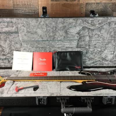 Fender American Pro II Jazz Bass, FRETLESS, Sunburst, Hard Case, Free Ship 716 image 11
