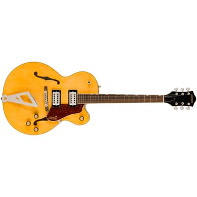 G2420 Streamliner Hollow Body Chromatic II LR Broad'Tron BT-3S Village Amber Gretsch Guitars image 2
