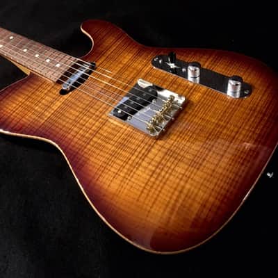 Suhr Classic T SSC 2011 Bengal Burst 1 Piece Flame Maple Top Guitar Signed By J Suhr W/Case image 1