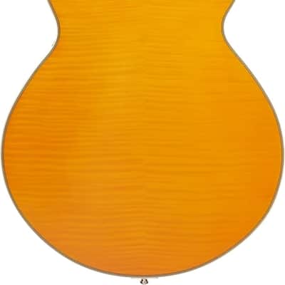 D'Angelico Excel SS Semi-hollowbody Electric Guitar - Vintage Natural image 2