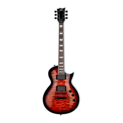 ESP LTD EC-400 QM Vintage Burst with Mahogany Body Rosewood Fingerboard and LTD Locking Tuners image 1