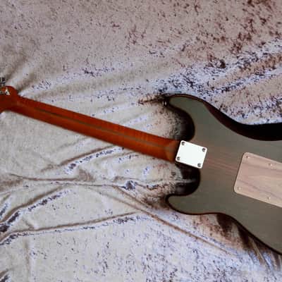 GB Liuteria build to order Traditional Strato walnut burl brown relic image 18