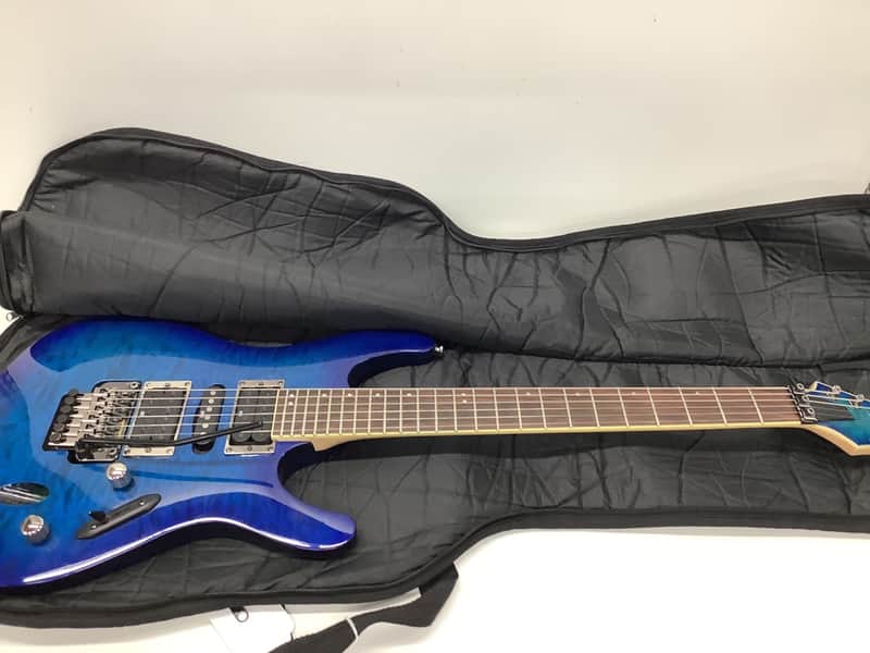 Ibanez S670QM-SPB Standard with Mahogany Body, Jatoba Fretboard 2018 - Sapphire Blue Burst image 1
