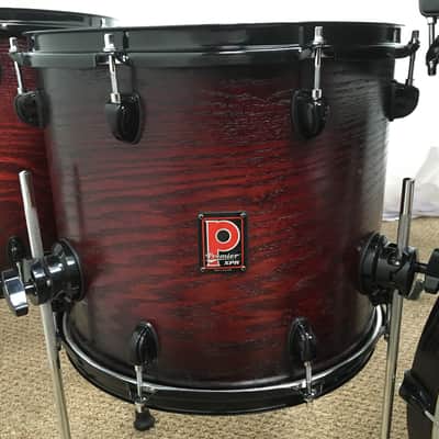 Premier Drums XPK Series 7 Piece Shell Pack Kit/Cherry Burst Finish/FAST FIVE image 7