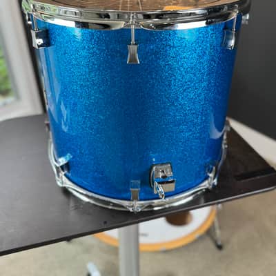 Pork Pie Custom 5-Piece Shell Pack (US Made) — Blue Sparkle Mid 2000’s - Blue Sparkle image 17
