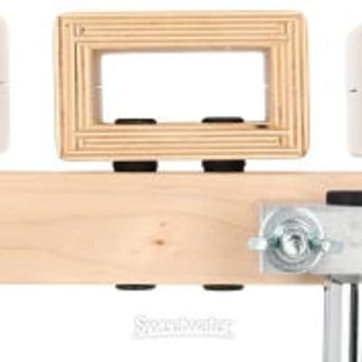 Grover Pro Percussion 5-piece Temple Block Set with Mounting Clamp and Stand (TPB-XTd1) image 4