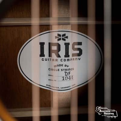 Mint IRIS DF *Custom* Guild Sitka/Old Mahogany Burst Slope Shoulder Dreadnought Guitar #1044 image 23