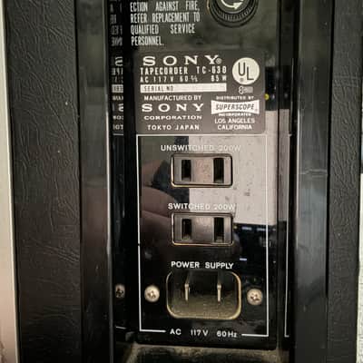 Sony Stereo Center TC-630 1970 - black and silver image 5