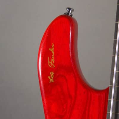 G&L L-2000 Fretless Bass 1991/1992 Transparent Red image 4