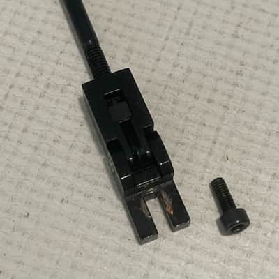 1990's Made in Germany Original Floyd Rose Tremolo Complete Black High E String Saddle image 1